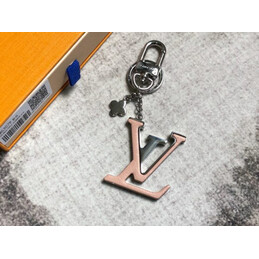 Replica Louis Vuitton Rose Gold LV Initials Key Holder Charm