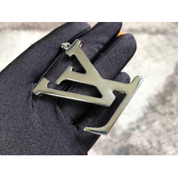 Replica Louis Vuitton Rose Gold LV Initials Key Holder Charm