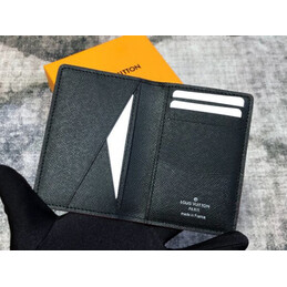 Replica Louis Vuitton Black Travel Patch Pocket Organizer