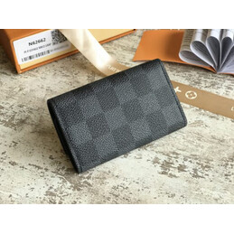 Replica Louis Vuitton Damier Graphite 6 Key Holder