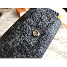 Replica Louis Vuitton Damier Graphite 6 Key Holder