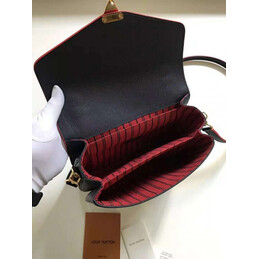 Replica Louis Vuitton Navy Blue Embossed Monogram Metis Pochette - Style 2