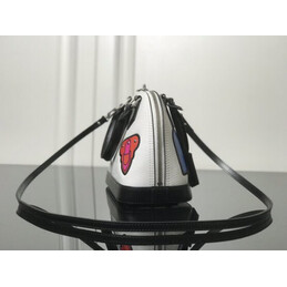 Replica Louis Vuitton Black Multicolor Patch Alma BB