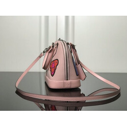 Replica Louis Vuitton Pale Pink Multicolor Patch Alma BB