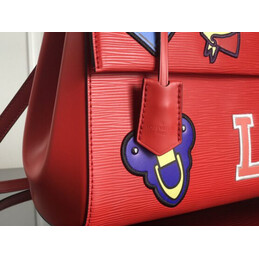 Replica Louis Vuitton Red Multicolor Patch Cluny BB