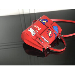 Replica Louis Vuitton Red Multicolor Patch Cluny BB