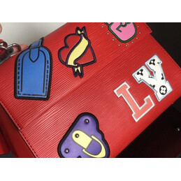Replica Louis Vuitton Red Multicolor Patch Cluny BB