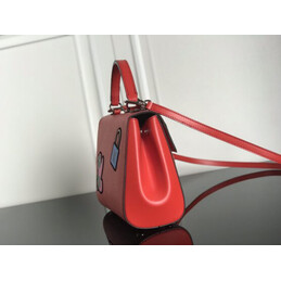 Replica Louis Vuitton Red Multicolor Patch Cluny BB
