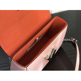 Replica Louis Vuitton Pale Pink Multicolor Patch Twist MM