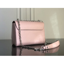 Replica Louis Vuitton Pale Pink Multicolor Patch Twist MM