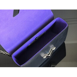 Replica Louis Vuitton Black Multicolor Patch Twist MM