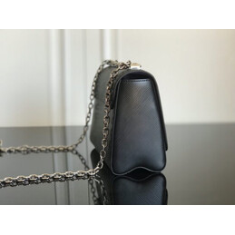 Replica Louis Vuitton Black Multicolor Patch Twist MM