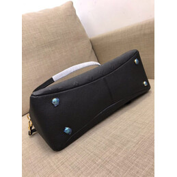 Replica Louis Vuitton Black Embossed Monogram Ponthieu PM