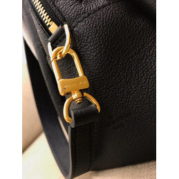 Replica Louis Vuitton Black Embossed Monogram Ponthieu PM