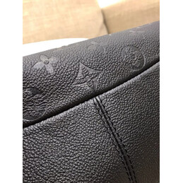 Replica Louis Vuitton Black Embossed Monogram Ponthieu PM