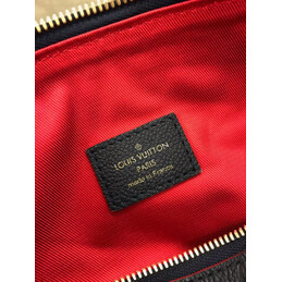 Replica Louis Vuitton Navy Blue Embossed Monogram Ponthieu PM