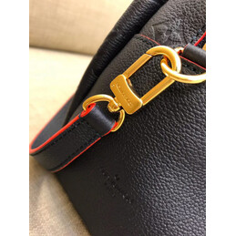 Replica Louis Vuitton Navy Blue Embossed Monogram Ponthieu PM