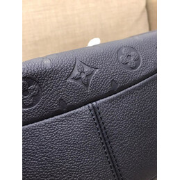 Replica Louis Vuitton Navy Blue Embossed Monogram Ponthieu PM