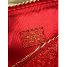 Replica Louis Vuitton Red Embossed Monogram Ponthieu PM