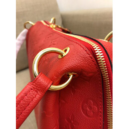 Replica Louis Vuitton Red Embossed Monogram Ponthieu PM