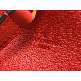 Replica Louis Vuitton Red Embossed Monogram Ponthieu PM