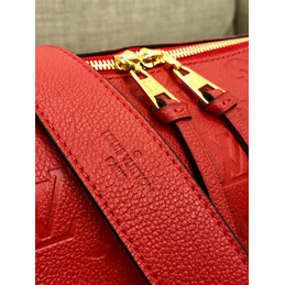 Replica Louis Vuitton Red Embossed Monogram Ponthieu PM