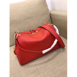 Replica Louis Vuitton Red Embossed Monogram Ponthieu PM