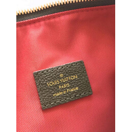 Replica Louis Vuitton Taupe Embossed Monogram Ponthieu PM