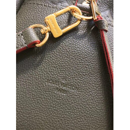 Replica Louis Vuitton Taupe Embossed Monogram Ponthieu PM