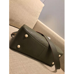 Replica Louis Vuitton Taupe Embossed Monogram Ponthieu PM