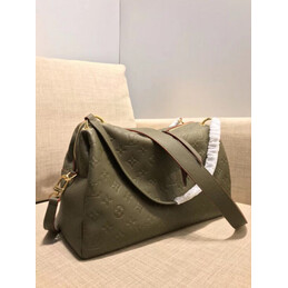 Replica Louis Vuitton Taupe Embossed Monogram Ponthieu PM