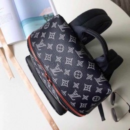 Replica Louis Vuitton Black Monogram Red Graphic Apollo Backpack
