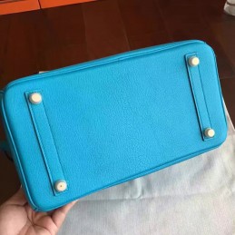 Replica Hermes Turquoise Birkin 30 Gold Hardware Bag