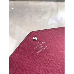 Replica Louis Vuitton Fuchsia Textured Sarah Wallet