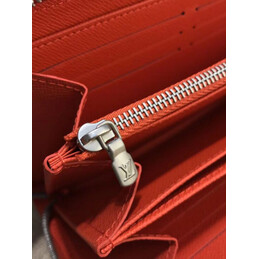 Replica Louis Vuitton Pale Pink Textured Zippy Wallet