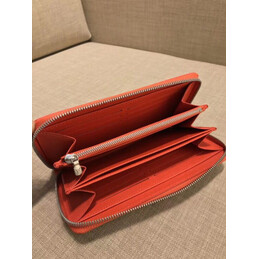 Replica Louis Vuitton Pale Pink Textured Zippy Wallet