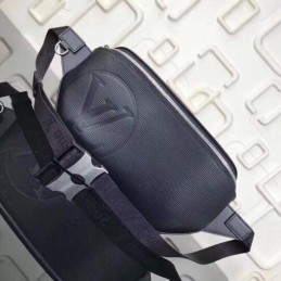 Replica Louis Vuitton Black Epi Leather Bumbag Melville