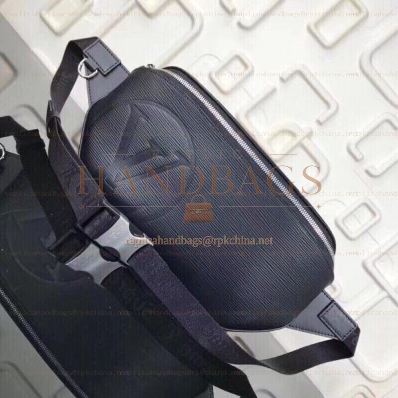 Replica Louis Vuitton Black Epi Leather Bumbag Melville