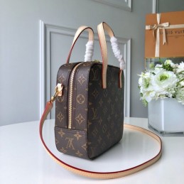 Replica Louis Vuitton Brown Monogram Beige Trim Nano Noe - Style 2