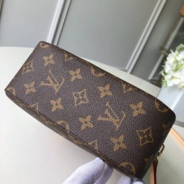 Replica Louis Vuitton Brown Monogram Beige Trim Nano Noe - Style 2