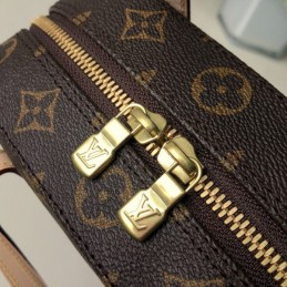 Replica Louis Vuitton Brown Monogram Beige Trim Nano Noe - Style 2