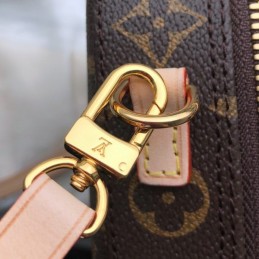 Replica Louis Vuitton Brown Monogram Beige Trim Nano Noe - Style 2