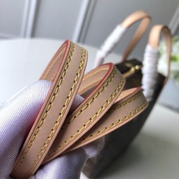 Replica Louis Vuitton Brown Monogram Beige Trim Nano Noe - Style 2