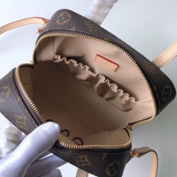 Replica Louis Vuitton Brown Monogram Beige Trim Nano Noe - Style 2