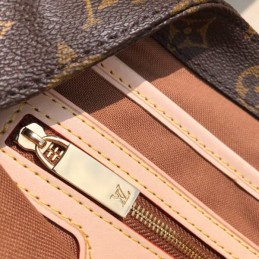 Replica Louis Vuitton Brown Monogram Beige Trim Luco Tote
