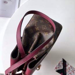 Replica Louis Vuitton Brown Monogram Burgundy Flap Venus