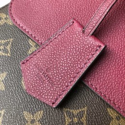 Replica Louis Vuitton Brown Monogram Burgundy Flap Venus