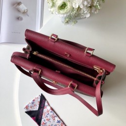 Replica Louis Vuitton Brown Monogram Burgundy Flap Venus