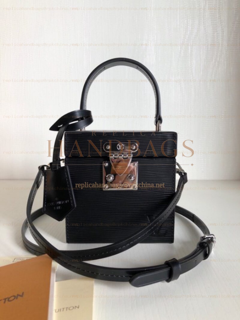 Replica Louis Vuitton Black Bleecker Box