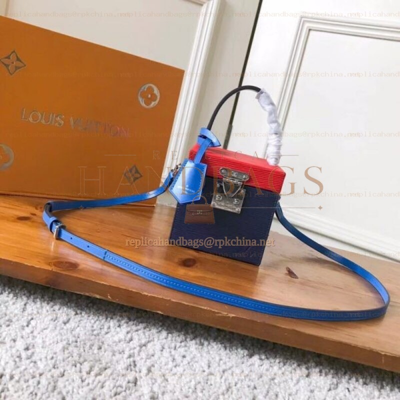 Replica Louis Vuitton Blue Red Bleecker Box